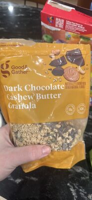 Dark Chocolate Cashew Butter Granola, Dark Chocolate Cashew Butter
