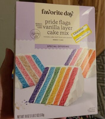 Pride Flags Layer Cake Mix, Pride Flags