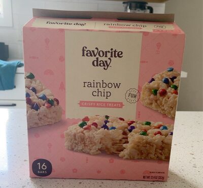 Rainbow Chip Crispy Rice Treats, Rainbow Chip