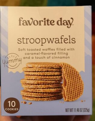 Stroopwafels Soft Toasted Waffles Filled With Caramel-Flavored Filling And A Touch Of Cinnamon, Stroopwafels