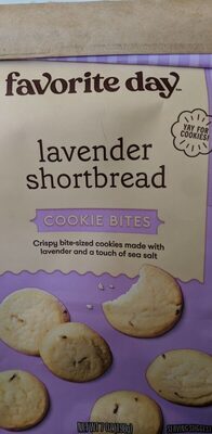 Lavender Shortbread Cookie Bites, Lavender Shortbread