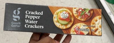 Cracked Pepper Water Crackers, Cracked Pepper