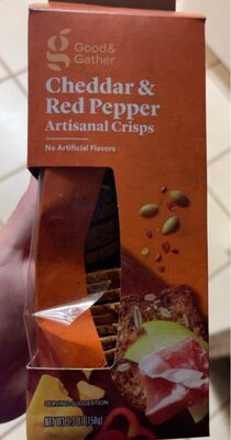 Cheddar & Red Pepper Artisanal Crisps, Cheddar & Red Pepper