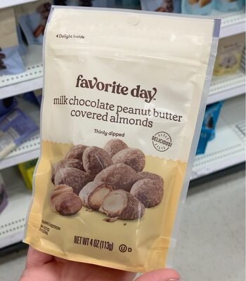 Milk Chocolate Peanut Butter Covered Almonds, Milk Chocolate Peanut Butter