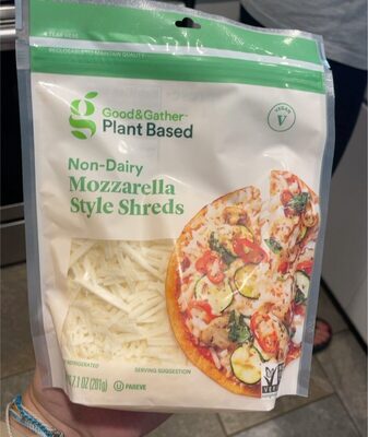 Mozzarella Style Non-Dairy Shreds, Mozzarella Style