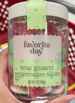 Sour Gummi Watermelon Slices Candy, Sour Gummi Watermelon Slices