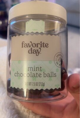 Mint Chocolate Balls Candy, Mint Chocolate Balls