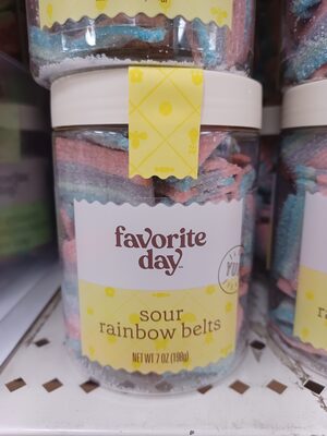 Sour Rainbow Belts Candy, Sour Rainbow Belts