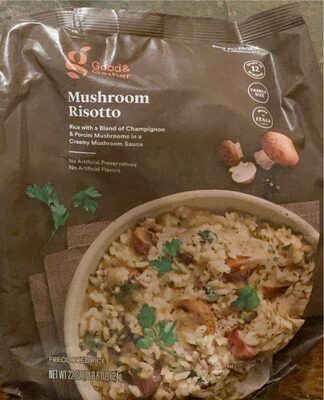 Mushroom Risotto Precooked Rice, Mushroom Risotto