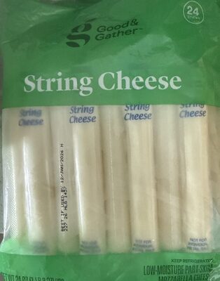 Mozzarella Low-Moisture Part-Skim String Cheese, Mozzarella