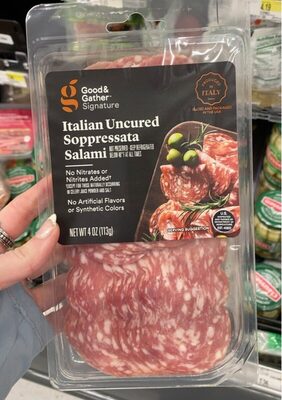 Italian Uncured Soppressata Salami, Italian Uncured Soppressata