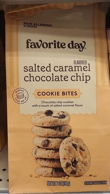 Salted Caramel Chocolate Chip Cookie Bites, Salted Caramel Chocolate Chip