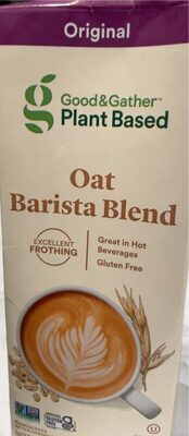 Original Oat Barista Blend Oatmilk Non-Dairy Beverage, Original Oat Barista Blend