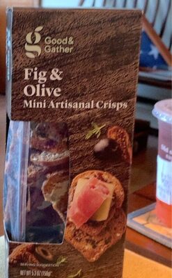 Fig & Olive Mini Artisanal Crisps, Fig & Olive