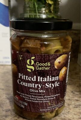 Pitted Italian Country-Style Olive Mix, Pitted Italian Country-Style