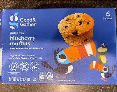 Blueberry Gluten Free Muffins, Blueberry
