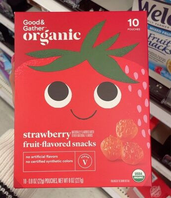Strawberry Fruit-Flavored Snacks, Strawberry