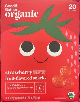 Strawberry Fruit-Flavored Snacks, Strawberry