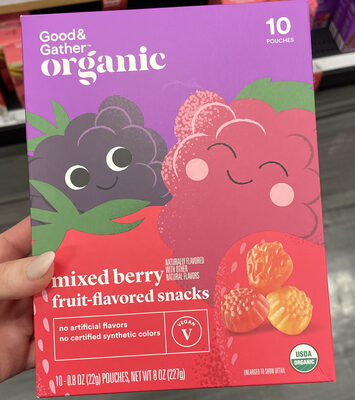 Mixed Berry Fruit-Flavored Snacks, Mixed Berry