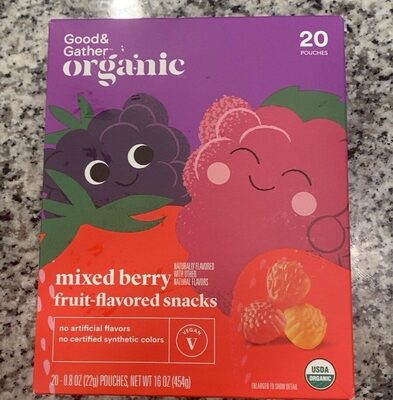 Mixed Berry Fruit-Flavored Snacks, Mixed Berry