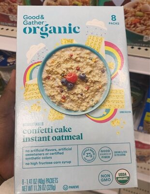 Confetti Cake Instant Oatmeal, Confetti Cake