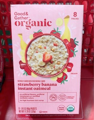 Strawberry Banana Instant Oatmeal, Strawberry Banana