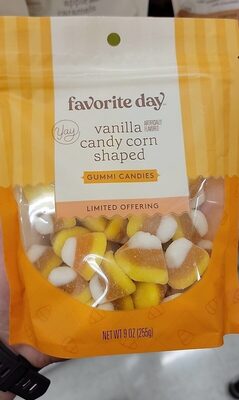 Vanilla Candy Corn Shaped Gummi Candies, Vanilla