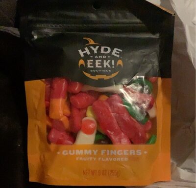 Fruity Flavored Gummy Fingers, Fruity