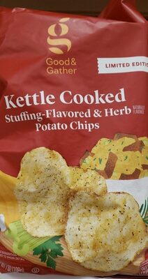 Stuffing-Flavored & Herb Kettle Cooked Potato Chips, Stuffing-Flavored & Herb