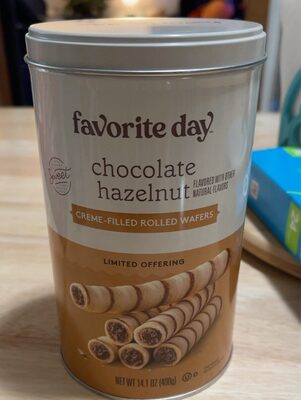 Chocolate Hazelnut Creme-Filled Rolled Wafers, Chocolate Hazelnut