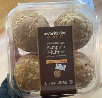 Pumpkin Muffins With Cream Cheese Filling, Pumpkin