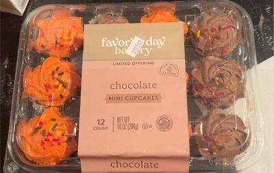 Chocolate Mini Cupcakes, Chocolate
