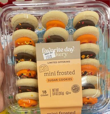 Frosted Sugar Mini Cookies, Frosted Sugar