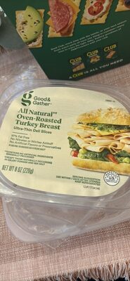 Oven-Roasted Turkey Breast Ultra-Thin Deli Slices, Oven-Roasted