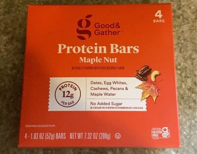 Maple Nut Protein Bars, Maple Nut