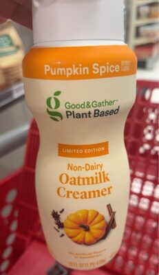 Pumpkin Spice Non-Dairy Oatmilk Creamer, Pumpkin Spice