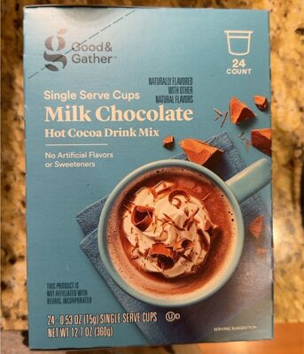 Milk Chocolate Hot Cocoa Drink Mix Single Serve Cups, Milk Chocolate