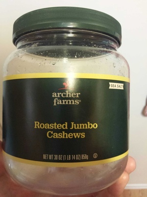 Sea Salt Roasted Jumbo Cashews, Sea Salt Roasted