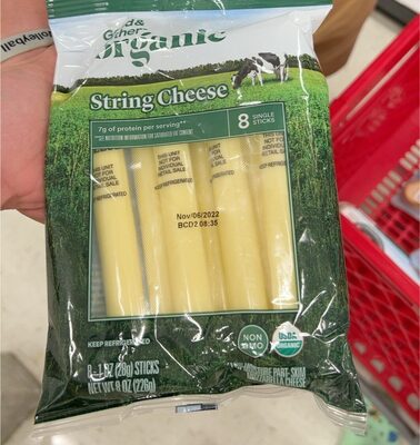Mozzarella Low-Moisture Part-Skim String Cheese, Mozzarella