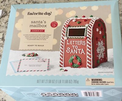 Santa's Mailbox Cookie Kit, Santa's Mailbox