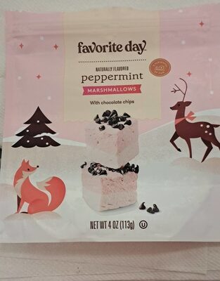 Peppermint Marshmallows With Chocolate Chips, Peppermint