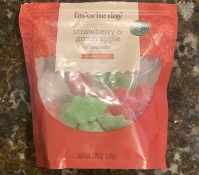 Strawberry & Green Apple Gummi Trees, Strawberry & Green Apple