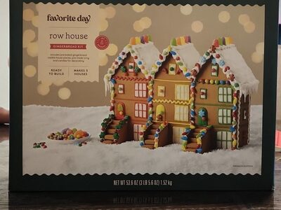 Row House Gingerbread Kit, Row House