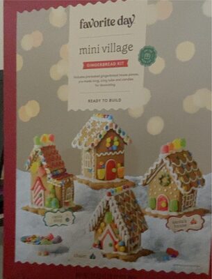 Mini Village Gingerbread Kit, Mini Village