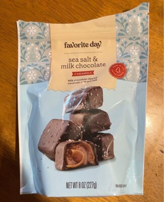 Sea Salt & Milk Chocolate Caramels, Sea Salt & Milk Chocolate