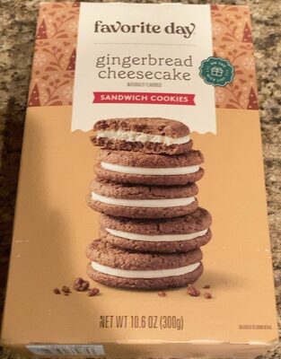 Gingerbread Cheesecake Sandwich Cookies, Gingerbread Cheesecake