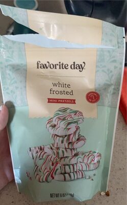 Holiday White Chocolate Mini Pretzels, Holiday White Chocolate
