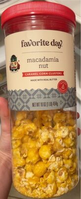 Macadamia Nut Caramel Corn Clusters, Macadamia Nut