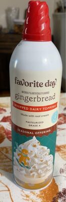 Gingerbread Whipped Dairy Topping, Gingerbread
