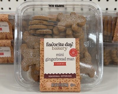 Gingerbread Man Mini Cookies, Gingerbread Man